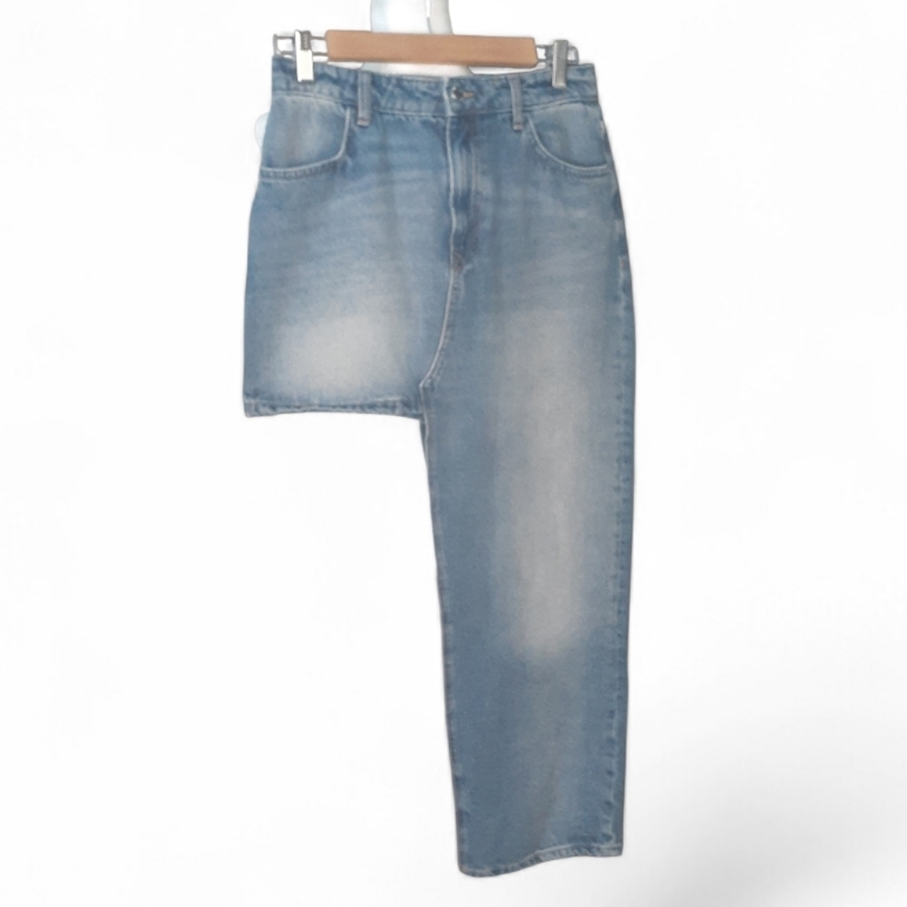 Zara Denim Mini / Maxi Skirt. Size S